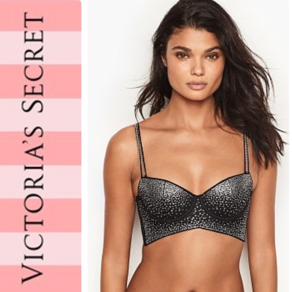 NWT Limited Edition 2018 NY Fashion show Swarovski crystal fantasy bra 34D